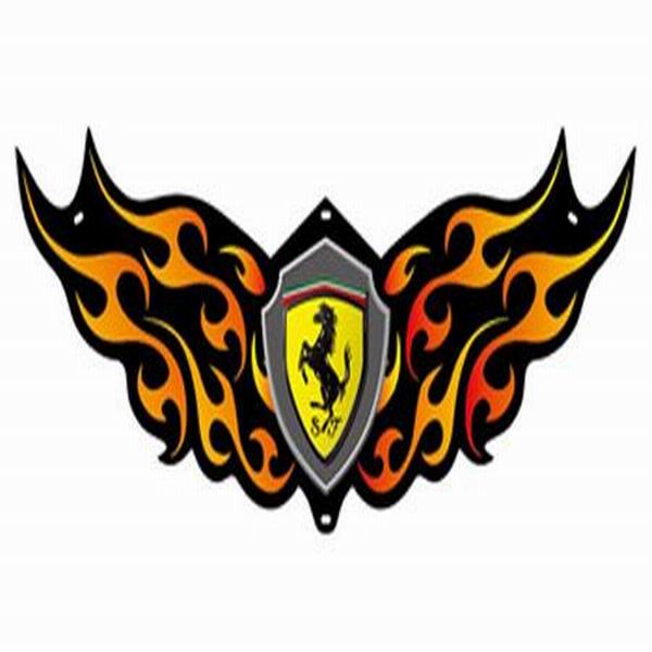 factory price light up el car sticker