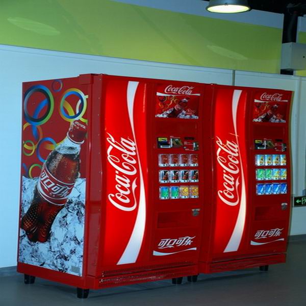 high bright colorful advertising el sticker/el sign for vending machine