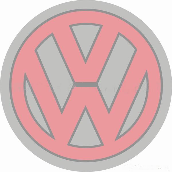 customized light up el logo// el sticker/ el badge
