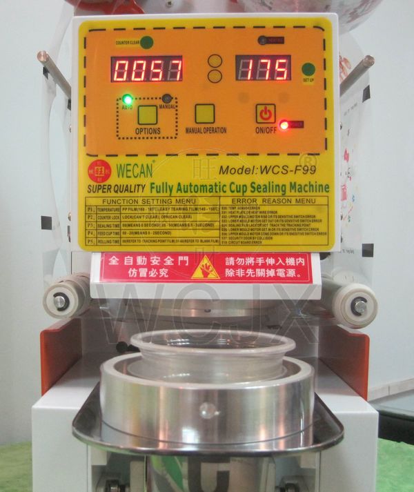 WCS-F99-AAA Professional plastic cup sealing machine/cup sealer