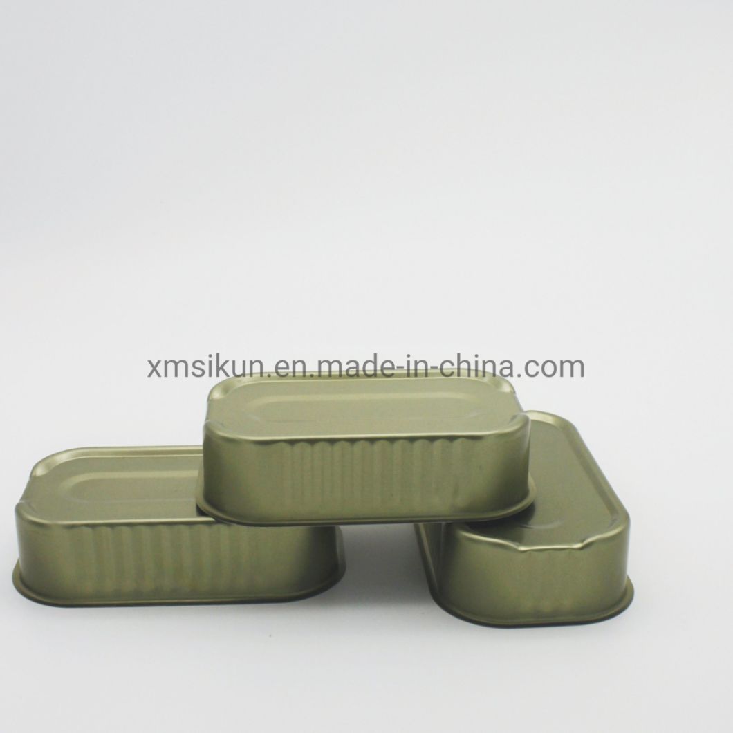 Private Logo Lithographed Can 311# Tin Can Club Can for Packing Canned Sardine