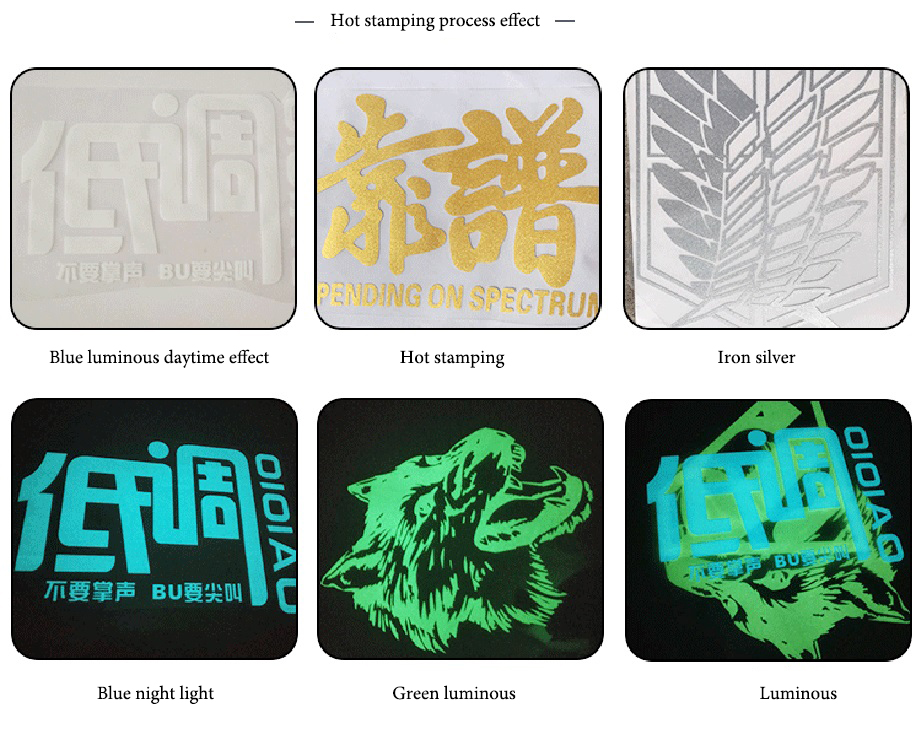 Custom Design Clothing Screen Printing High Quality Heat