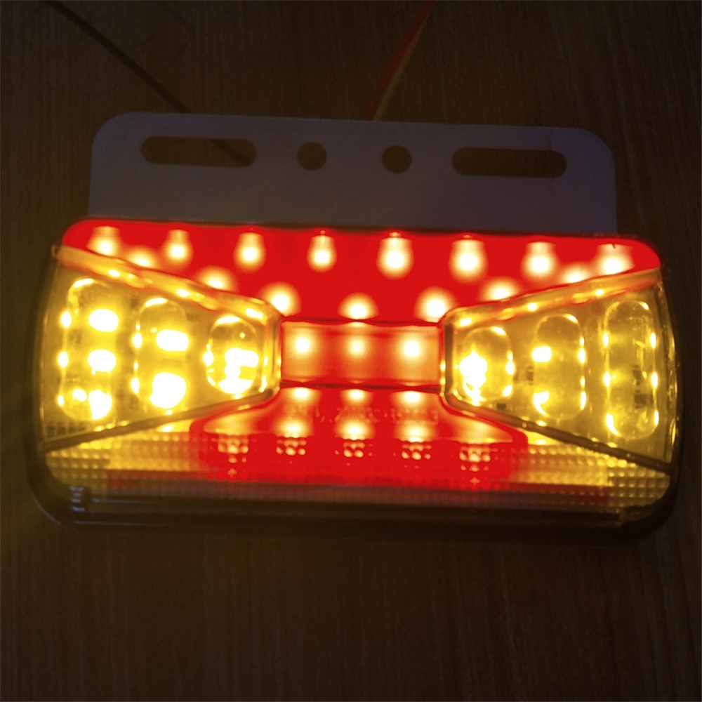 Amber red white led tail light / Side Marker Light 24V