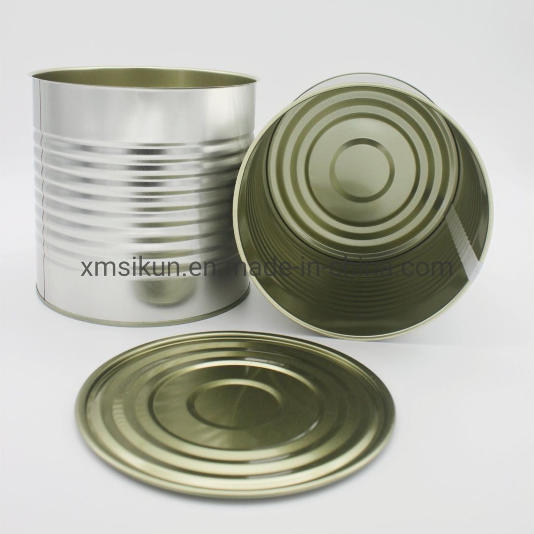 Various Food Grade Metal Round Food Packaging Empty Tinplate Cans