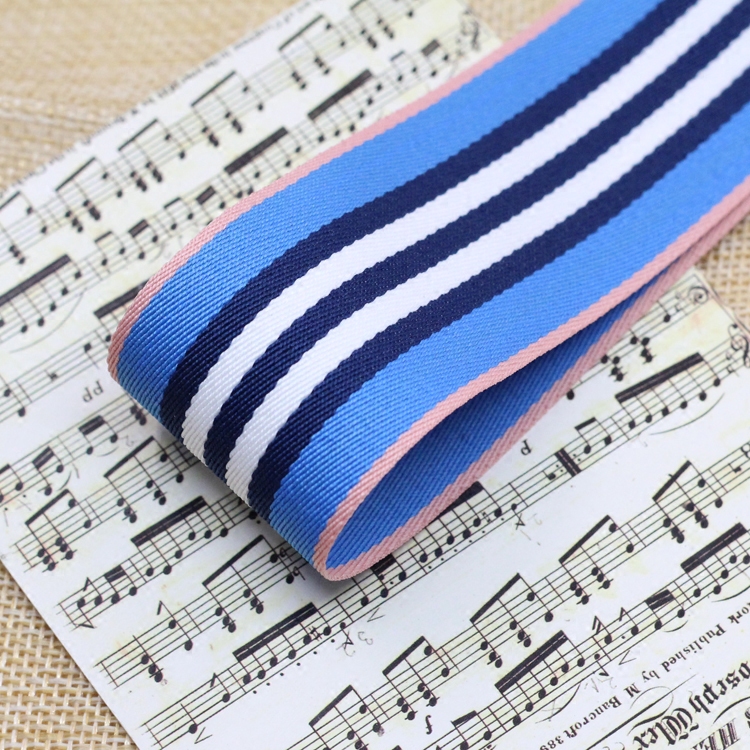 High Quality Sewing Grosgrain Ribbon Printed Stripe Printed Bow