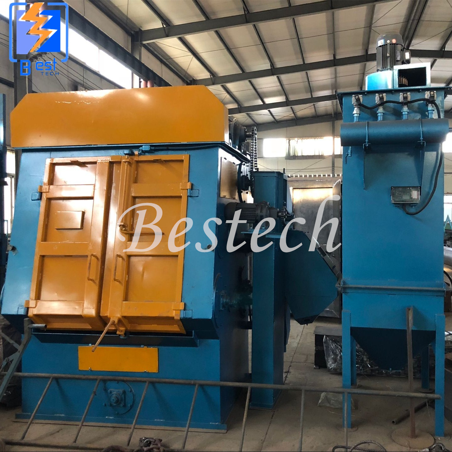 Q3210 Automatic rust removal shot blasting machine