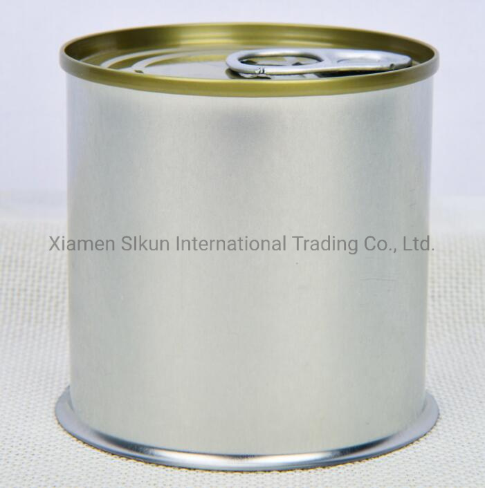 Plain Lacquer Empty Tin Can 668# with Easy Open Lid for Packing Canned Sweet Corn
