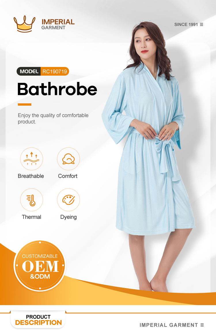women's home bathrobe Bodysuit bathrobe cotton Wholesale 2020 Hot Sales pajamas ladies sleepwear