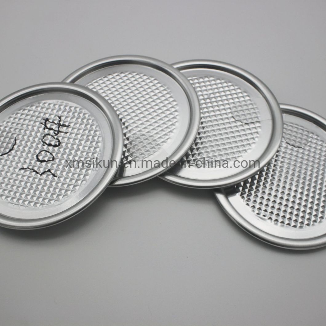 300# Aluminum Peel off Lids Round Pull Ring Canning Lids