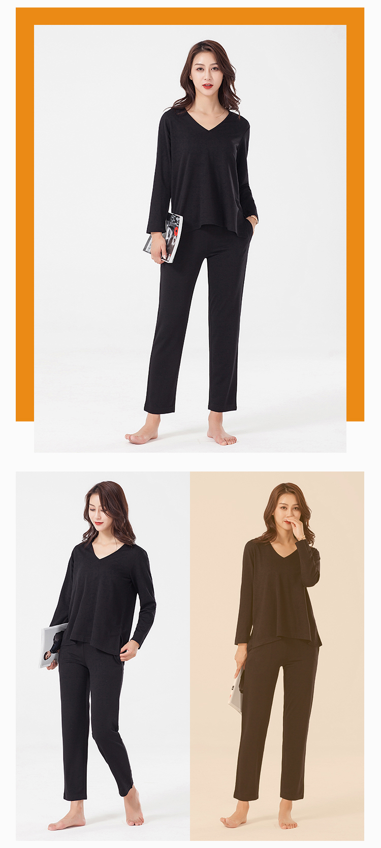 Hot Sales Solid Color Sleepwear , 100 Cotton Women'S Sleepwear Wholesale