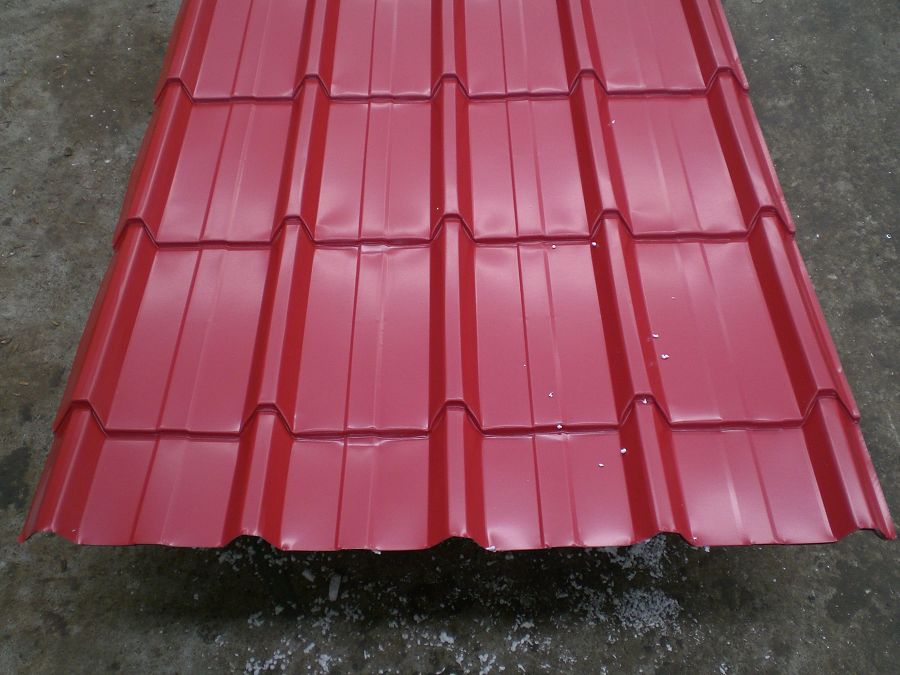 Steel Roof Panel Glazed Tile Roll Forming Machine For Construction