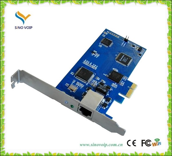 SinoV-TE110E-B 1 E1 2U class PCI-E digital asterisk card all function as digium