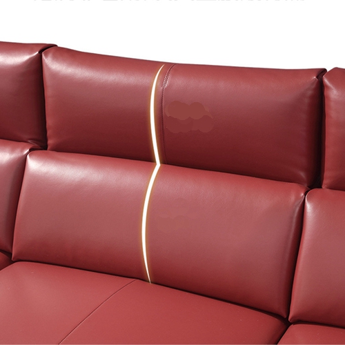 Space Capsule Italian Minimalist Leather Functional Sofa Corner Living Room Electric Sofa Combination