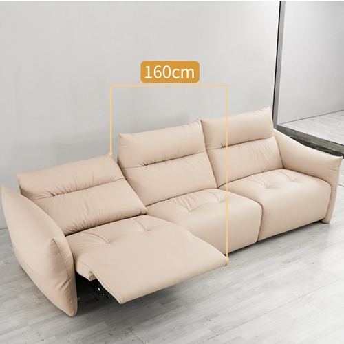New Soft Bag Caterpillar Functional Sofa Modern Minimalist Designer Living Room Leather Sofa Combination