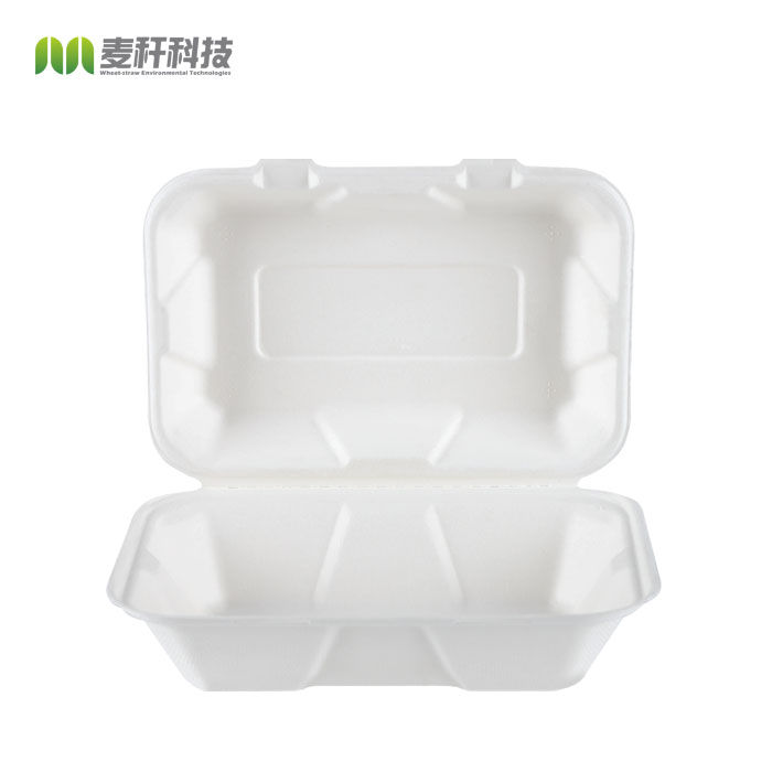 High quality disposable areca plates ecofriendly bio degradable sugarcane square plates for wedding