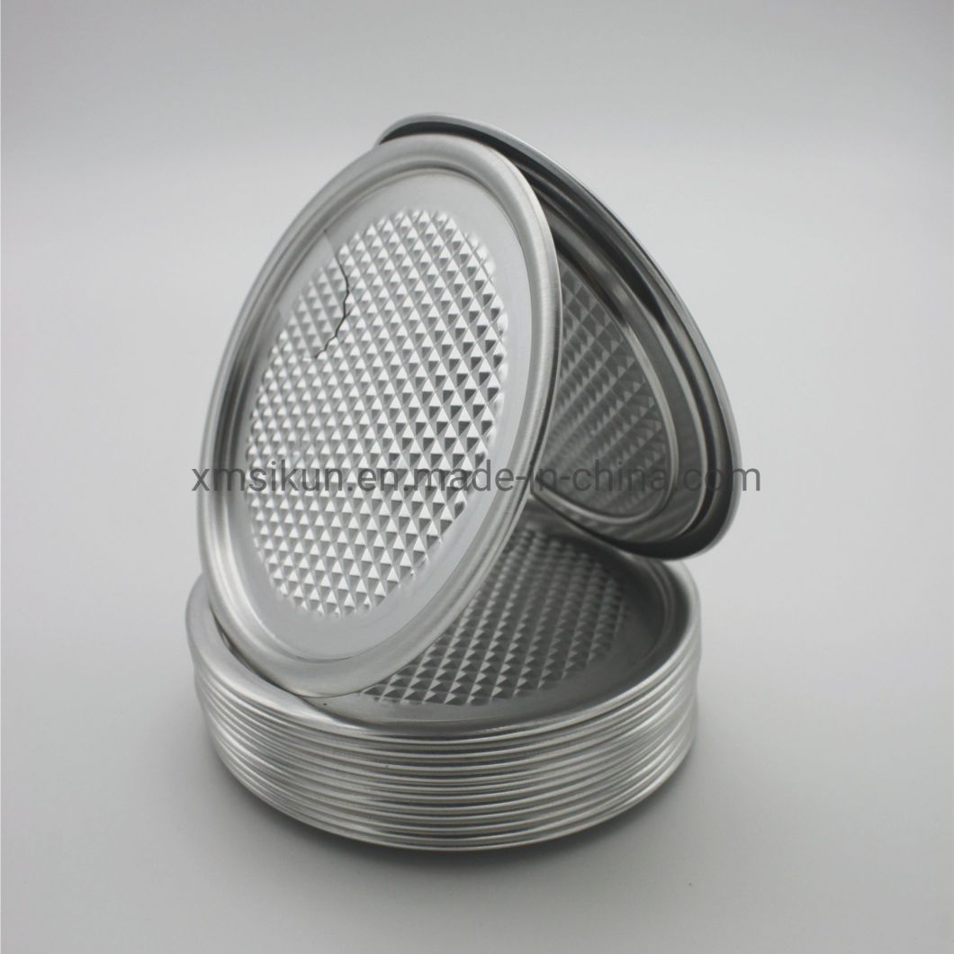 300# Aluminum Peel off Lids Round Pull Ring Canning Lids