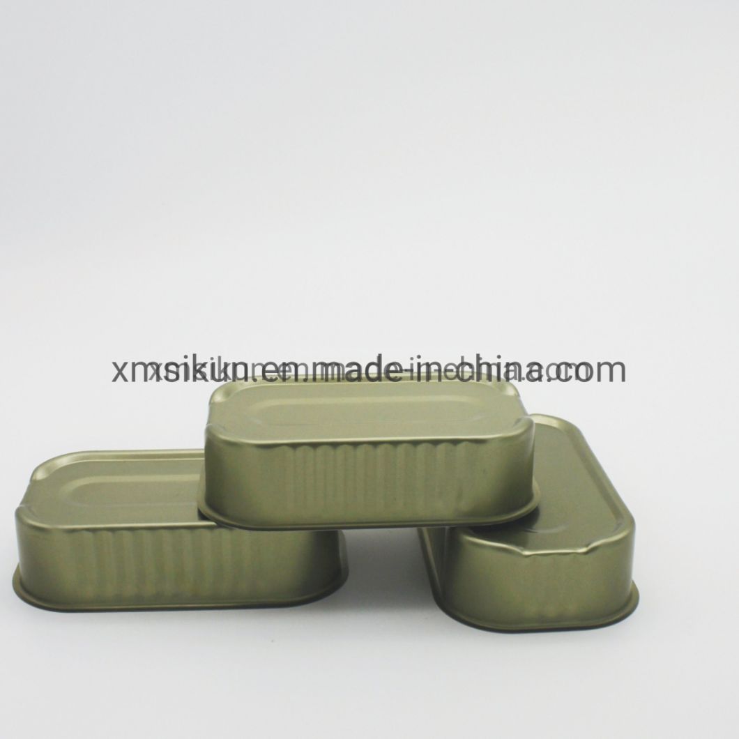 311# Wholesale Sardines Small Square Tin Can