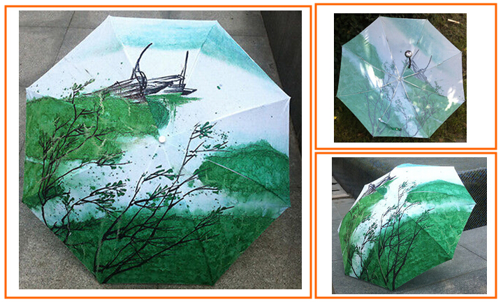 Natural Scenery Printing Umbrella