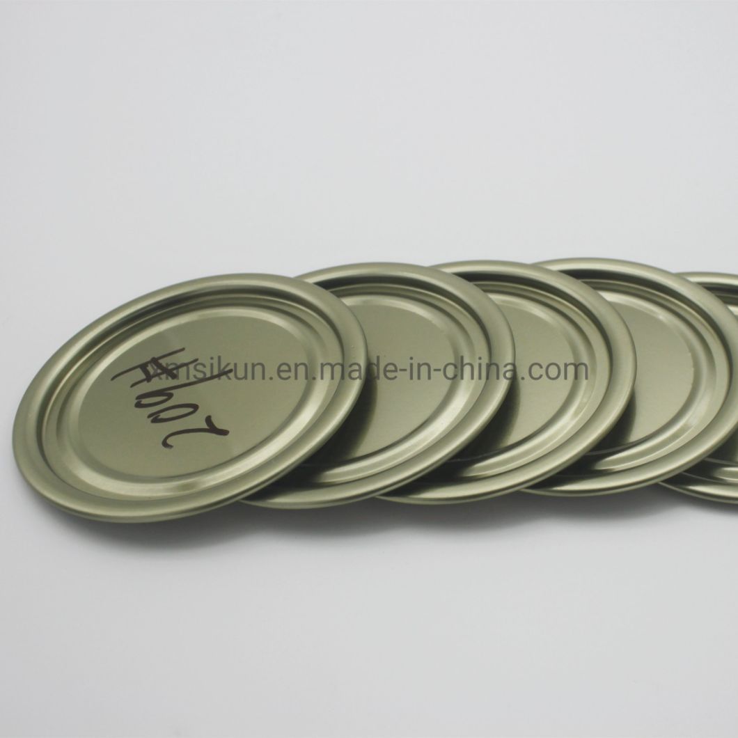 209# Tinplate End Easy Open Lid for Tin Can Food Grade