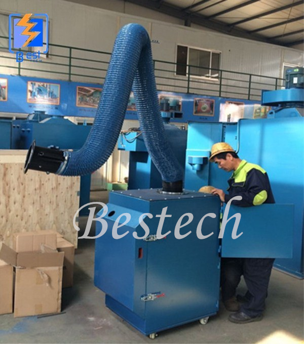 Welding Fume Cartridge Dust Collector with Mobile Suction Arm