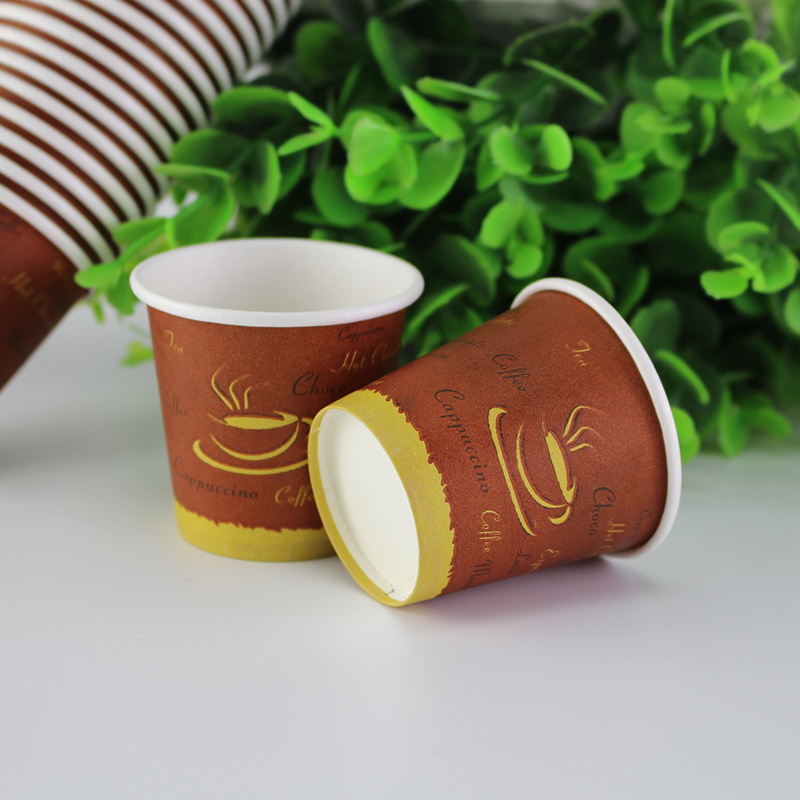 4oz 100ml low price espresso coffee paper cups from China factory