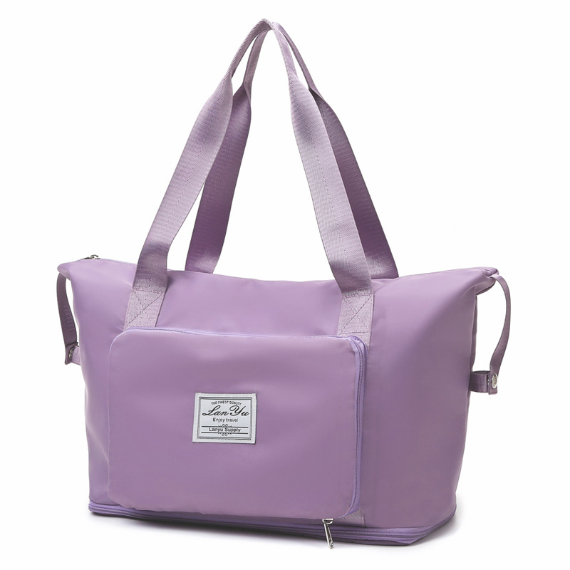 Folding Travel Bag Women's Short-distance Portable Large-capacity Fitness Bag Travel Storage Bag Travel Luggage Bag