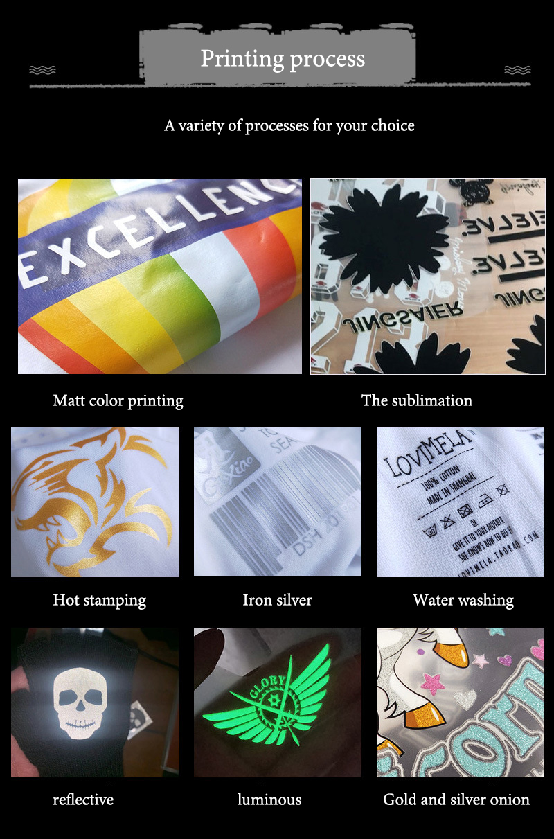 Transfer printing with logo customization pre printed heat transfers screen print transfers garment
