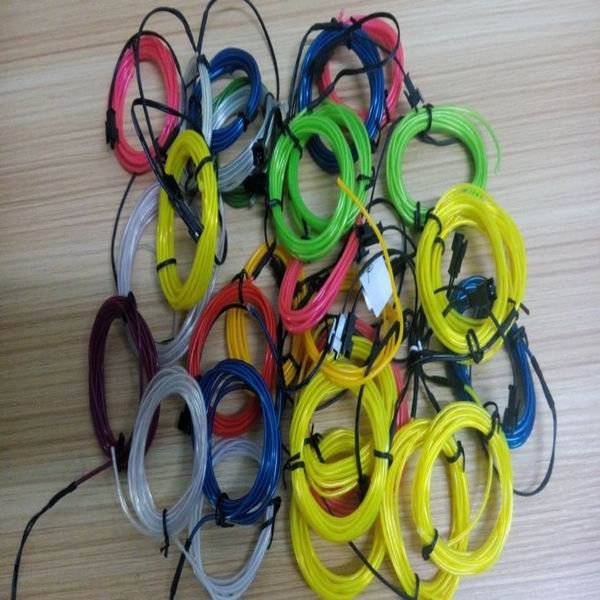 generation 3 cheap cuttable neon wire el wire with mulit colors