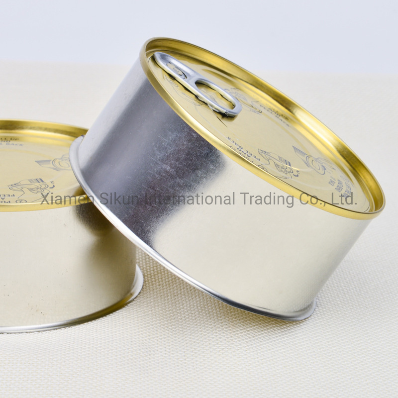 Best Seller Food Grade Metal Round Tin Can 950# with Easy Open Lid for Food Packaging