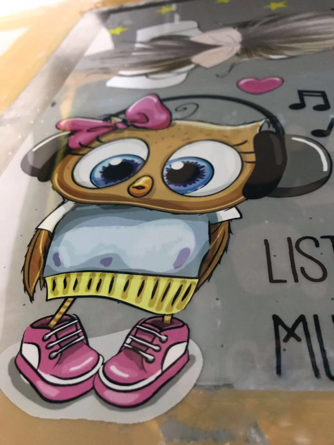 Custom Heat Transfer Vinyl Stickers , T Shirts Heat Press Transfer Printing