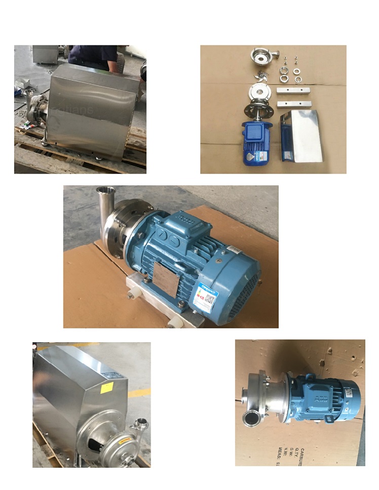 1.5KW stainless steel centrifugal sanitary water pump manufacturer