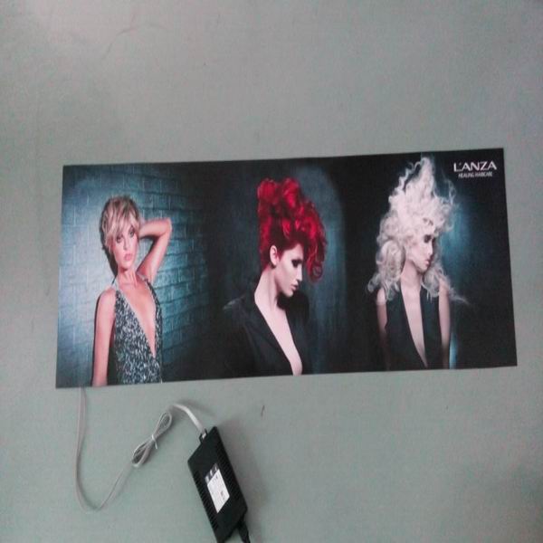 super cool custom hair salon glow el poster, animation advertising panel