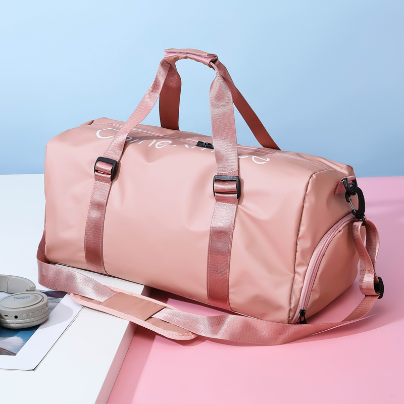 Hand-held Travel Bag Dry And Wet Separation Large-capacity Shoulder Bag Sports Fitness Bag Trend Oblique Cross Large Bag