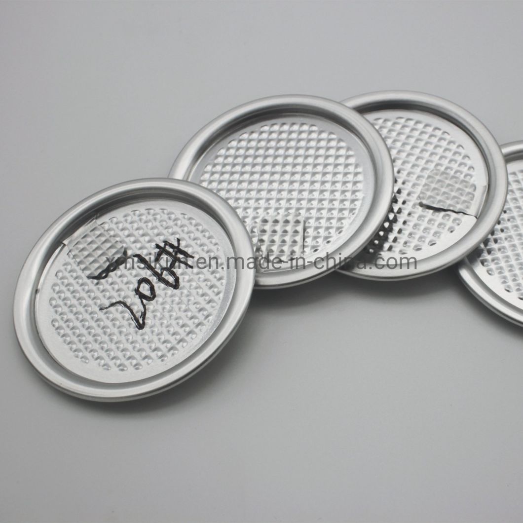 Food Grade 206# Easy Peel off End Aluminum Foil Lid