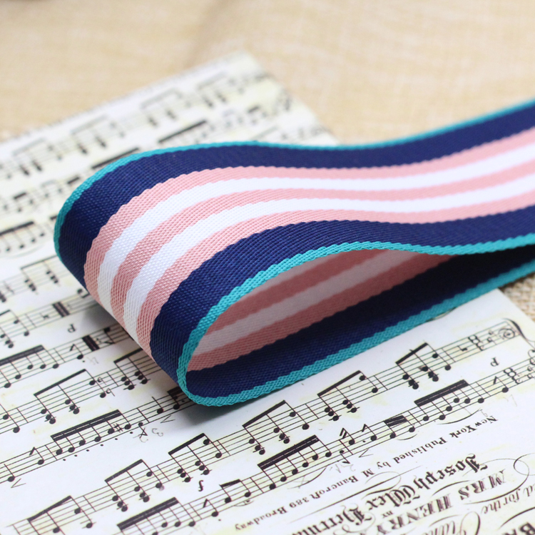 High Quality Sewing Grosgrain Ribbon Printed Stripe Printed Bow