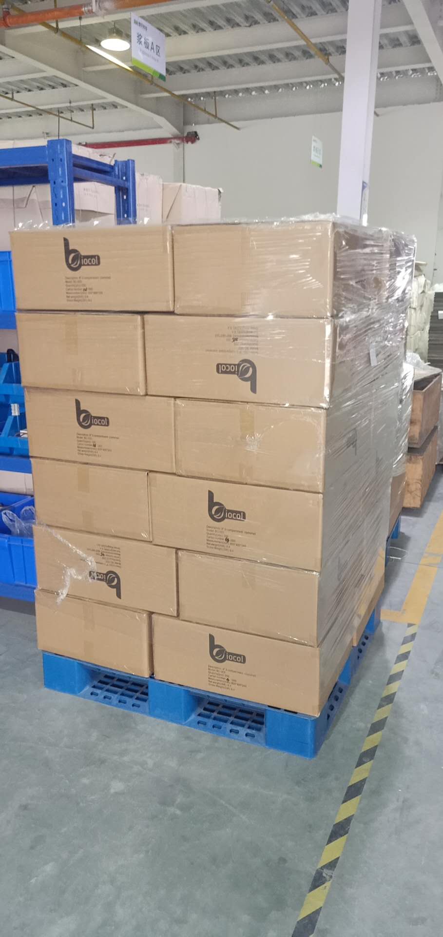 Lunch Box Disposable Sugarcane Pulp * 9 "3-grid 100% Sugarcane Bagasse Hotel Restaurant Home Other Dinnerware 470*237*54.5 B032