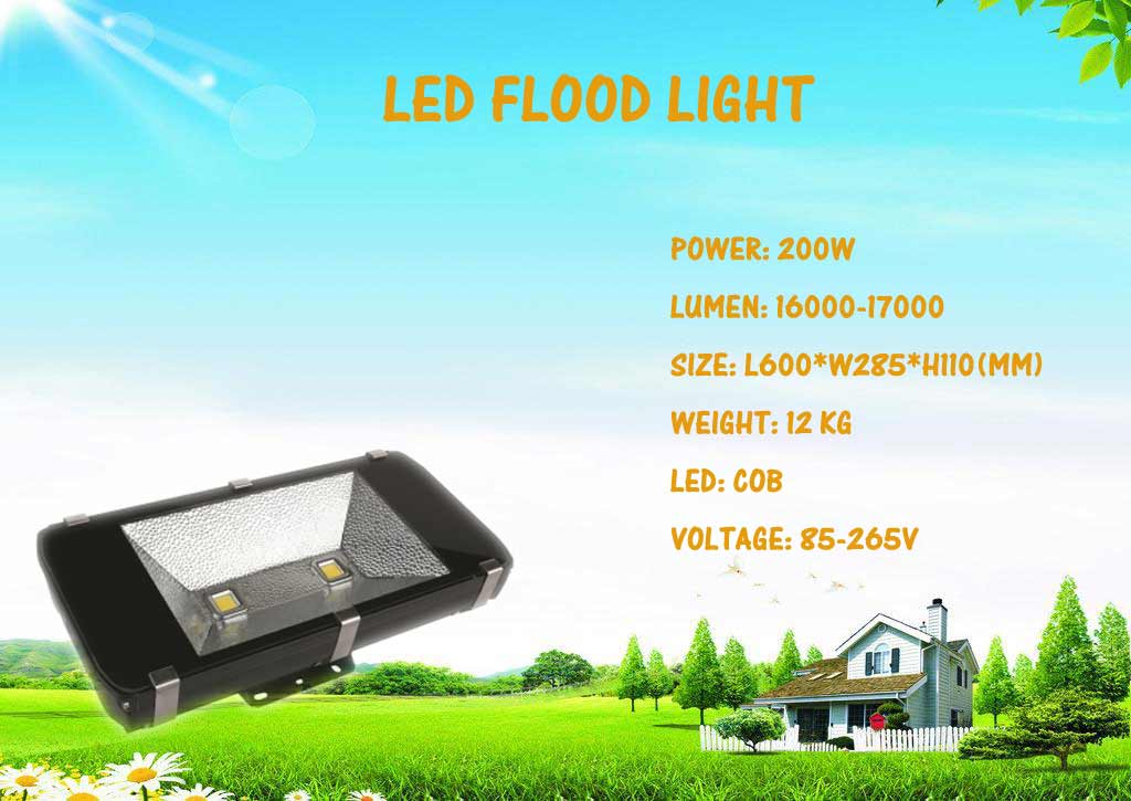 50w led flood light & 10-200w led lighting with CE and Rohs certification