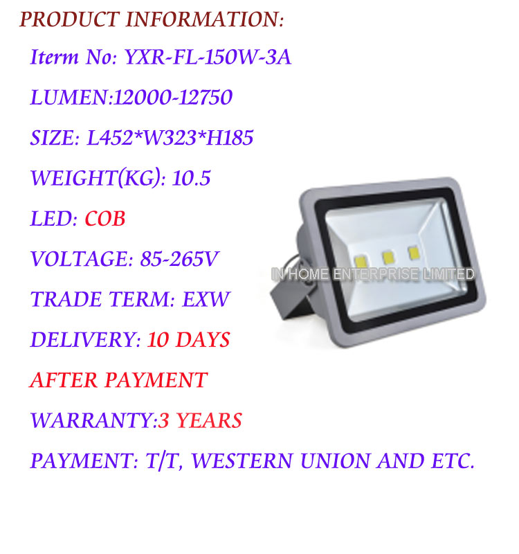 50w led flood light & 10-200w led lighting with CE and Rohs certification