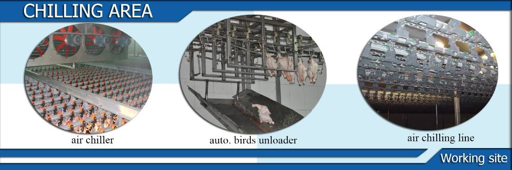 Chicken slaughtering machine Overhead conveyor line for poultry processing plant feet shackle hanger SS 304 material