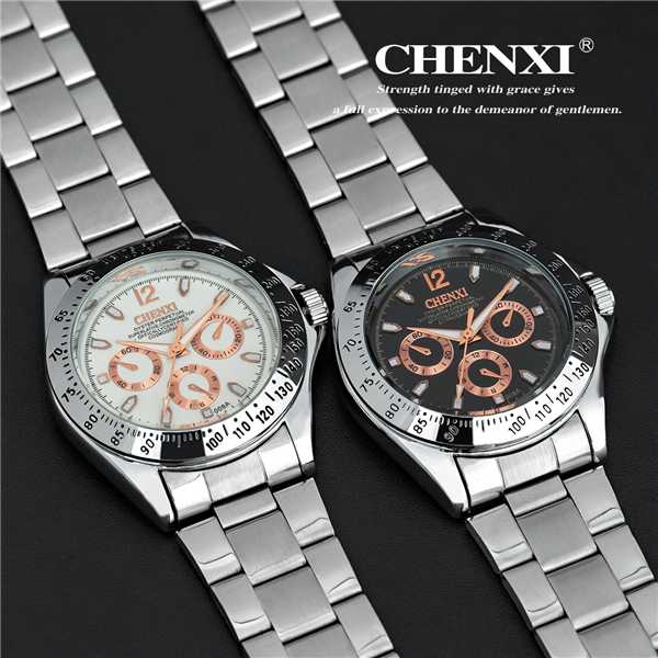 Daily Waterproof 3ATM Wrist Watches Man Stainless Steel Watch for Business Men