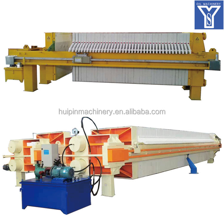 Automatical PLC Controlled Oil Press Filter Machine With Safety Devices