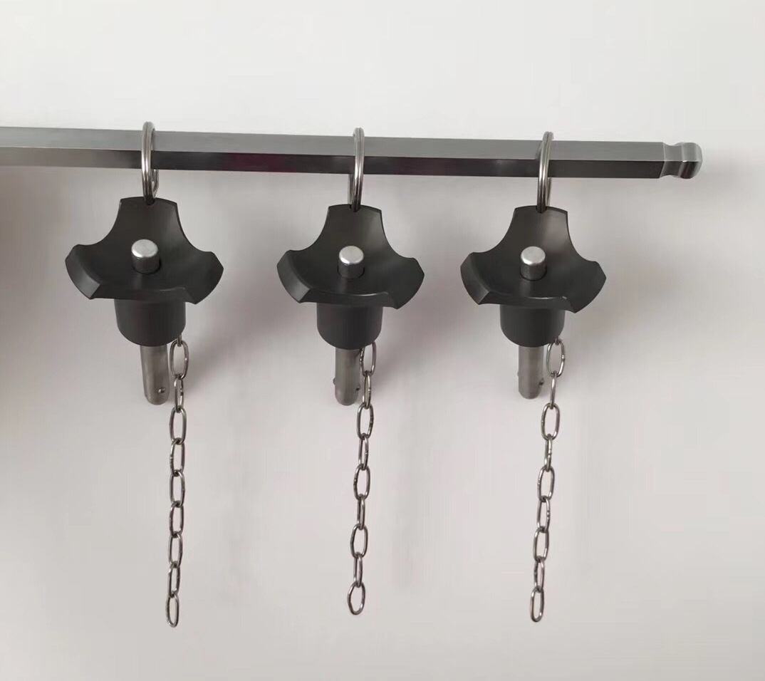 Cup Handle Positive Locking Pins , 304 Stainless Steel Quick Release Pins