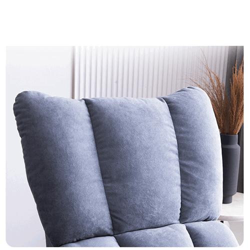 New Functional Electric Single-Seat Fabric Sofa Modern Minimalist Gray Rockable Function Reclining Chair