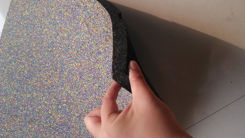10mm-50mm recycle Color flecks EPDM rubber flooring brick for gym sport