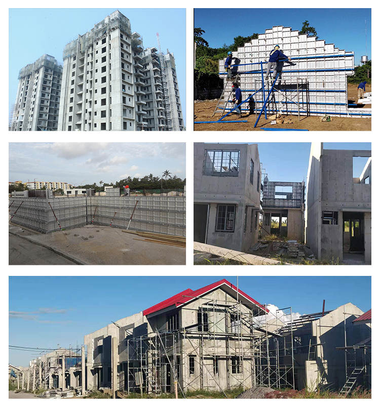 Factory supply construction concrete forms aluminum column formwork for concrete construction
