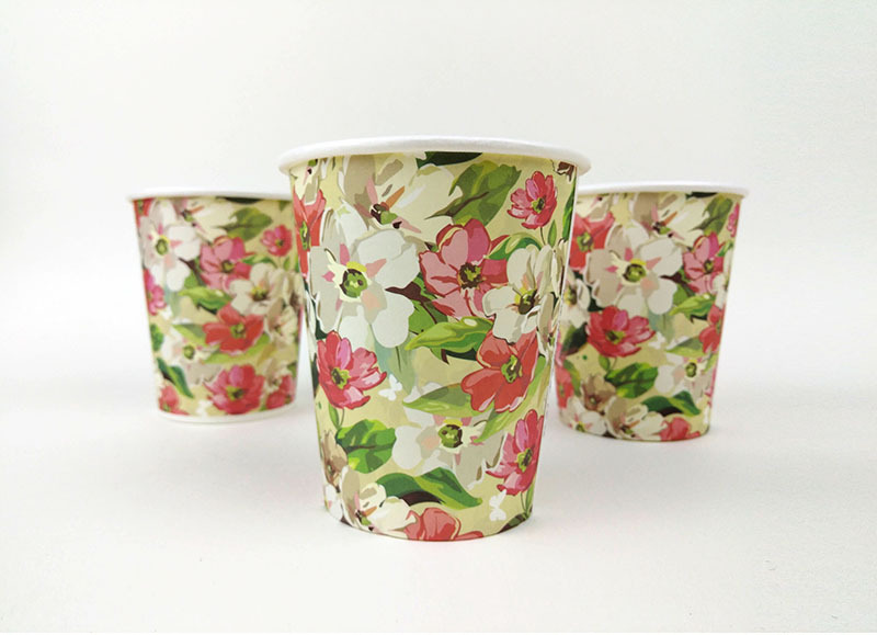 Begonia flower orchid no peculiar smell no deformation disposable paper cup