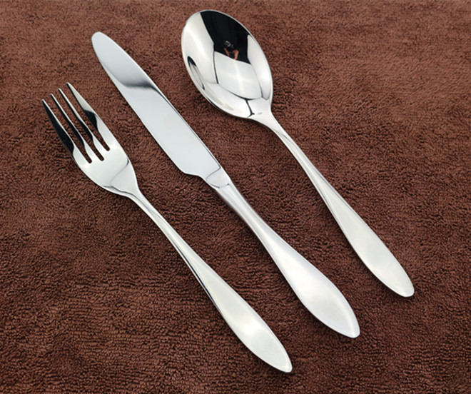 High quality 18/10 Stainless steel flatware/cutlery/spoon/ soup spoon/round spoon
