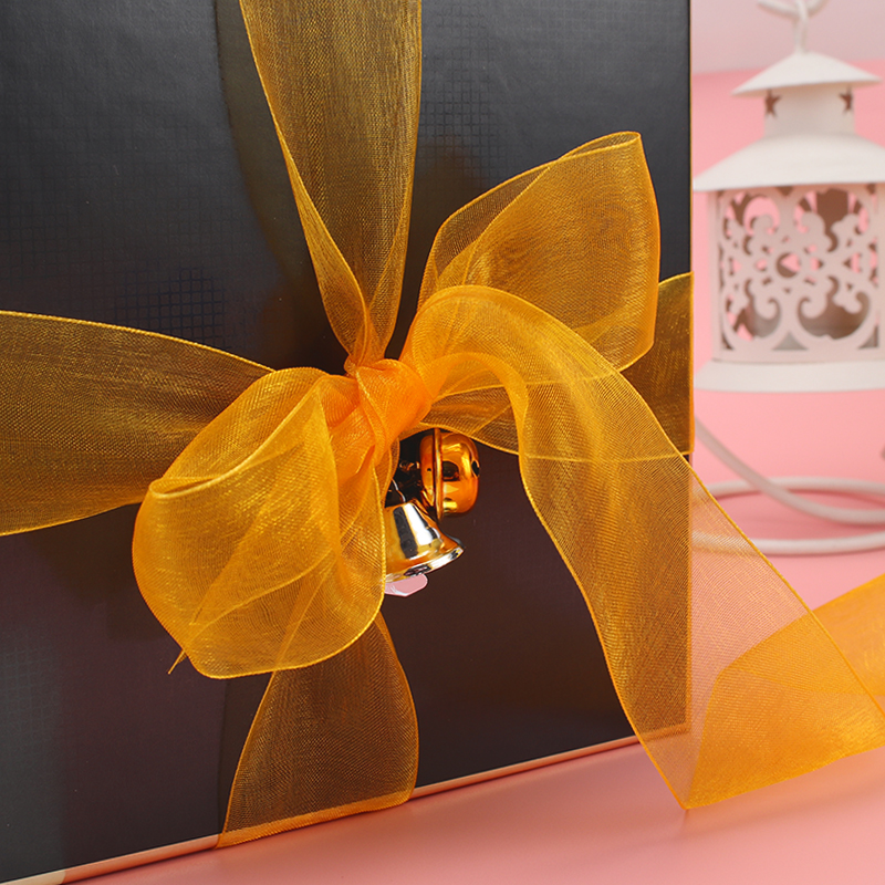 Wide Christmas Decoration Ribbon Tape Organza Ribbon For Gift Packing