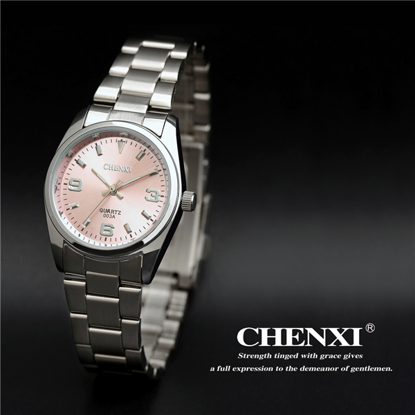 Japan Movemnet Quartz Watches Man Pink Color Stainless Steel Watch Wholesale Price High Quality Watches Lady