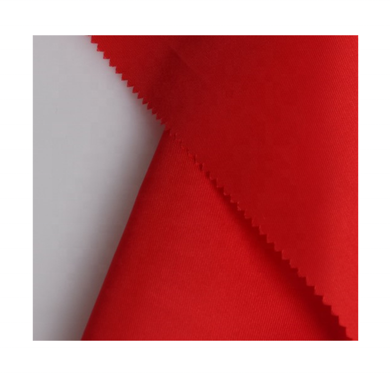 75gsm75d * 75D recycled polyester twill taffeta fabric breathable for reusable bags